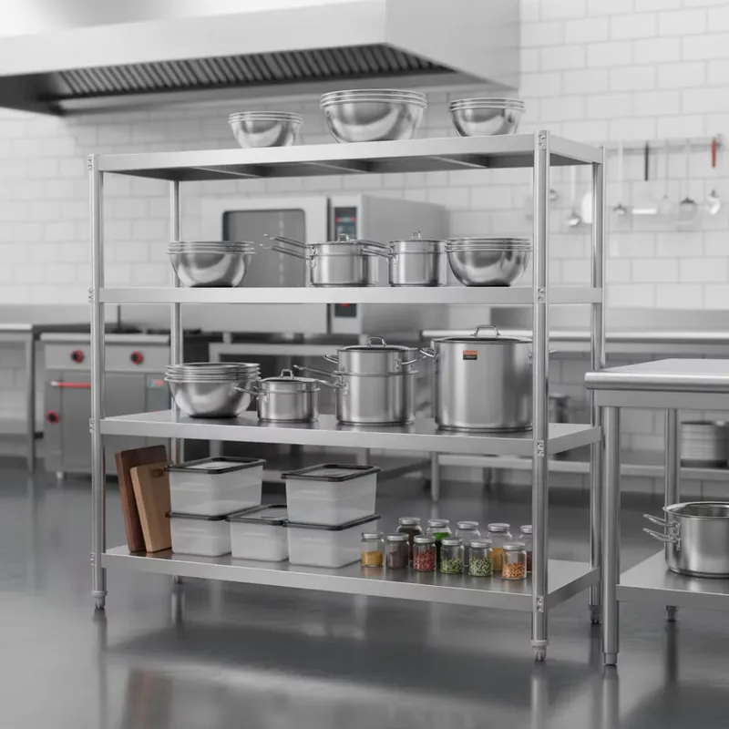 Commercial Kitchen Outlets - Scaffalatura in Acciaio Inox a Più