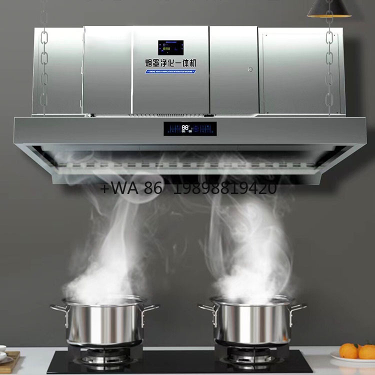 Commercial Kitchen Hood Exhaust Fans - Cappa aspirante Ristorante Cucina dell'hotel Sistema