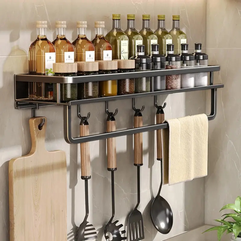 Commercial Kitchen Wall Shelves - Portaspezie da cucina multifunzionale portaspezie forniture