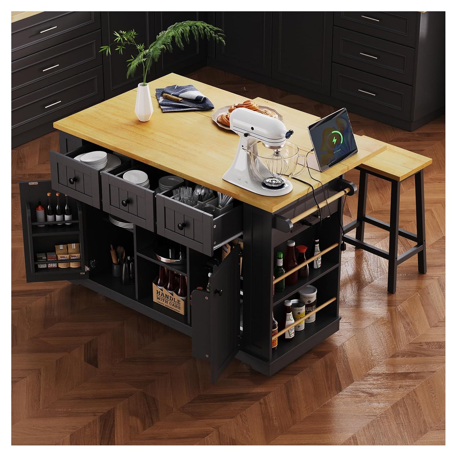 Commercial Kitchen Outlets - Carrello da Cucina Mobile da 53
