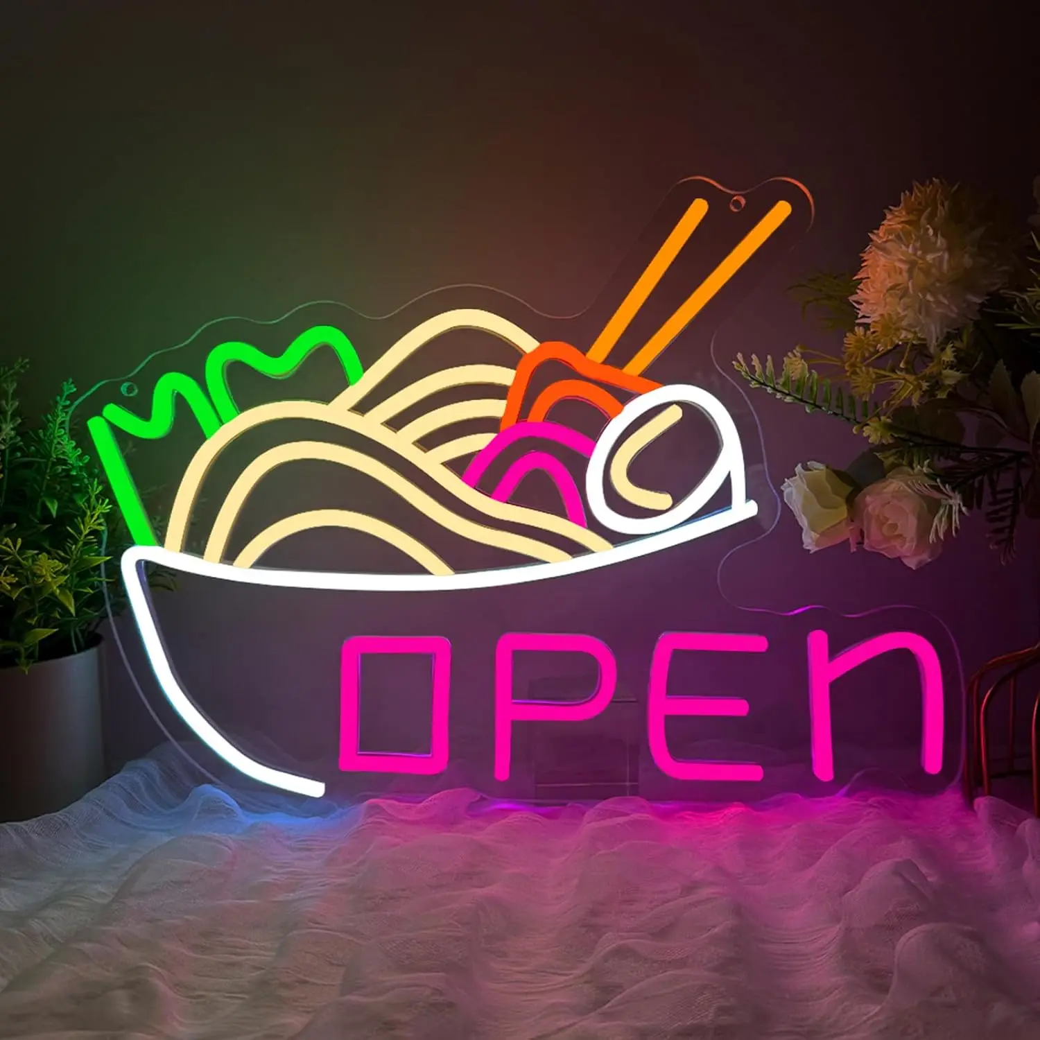 Commercial Kitchen Japanese - Insegna al Neon LED a Forma