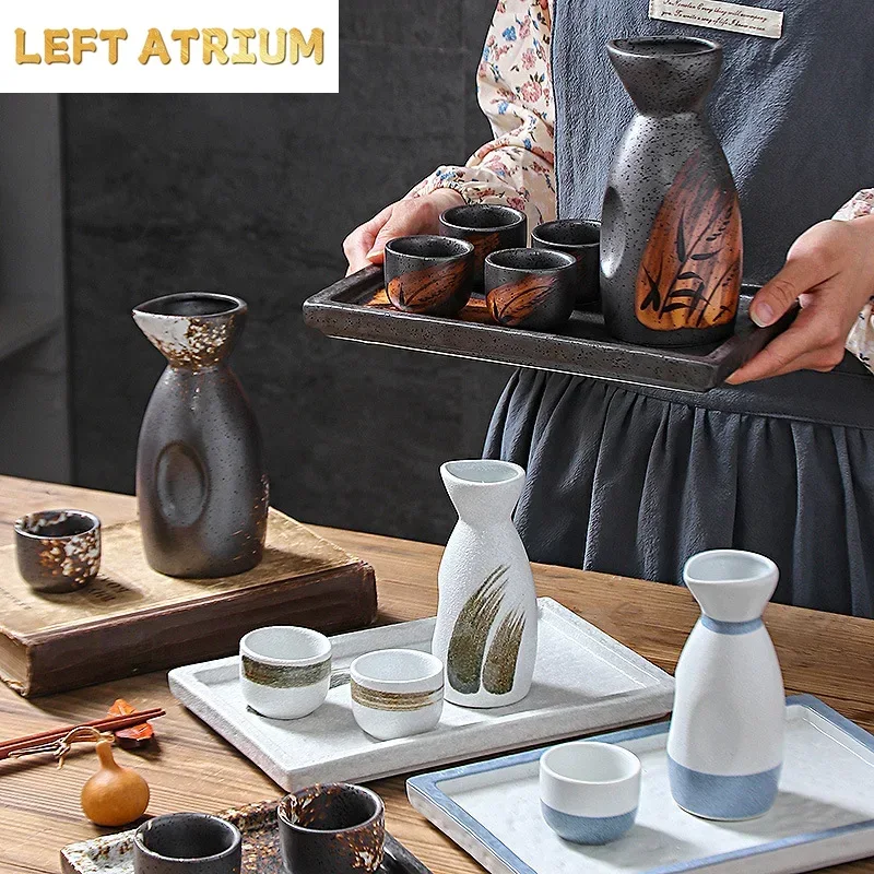 Commercial Kitchen Japanese - Set Sake Giapponese Creativo, Dispenser per