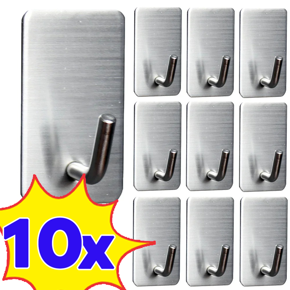 Commercial Kitchen Wall Shelves - 1-10 pezzi gancio autoadesivo gancio da