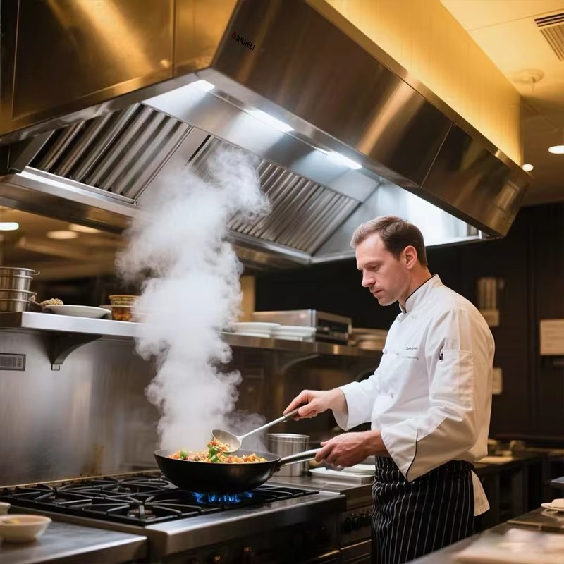 Commercial Kitchen Vent Cleaning - Cappa aspirante commerciale in acciaio inossidabile