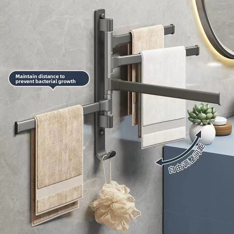 Commercial Kitchen Wall Shelves - Portasciugamani da Bagno Girevole, Porta Asciugamani