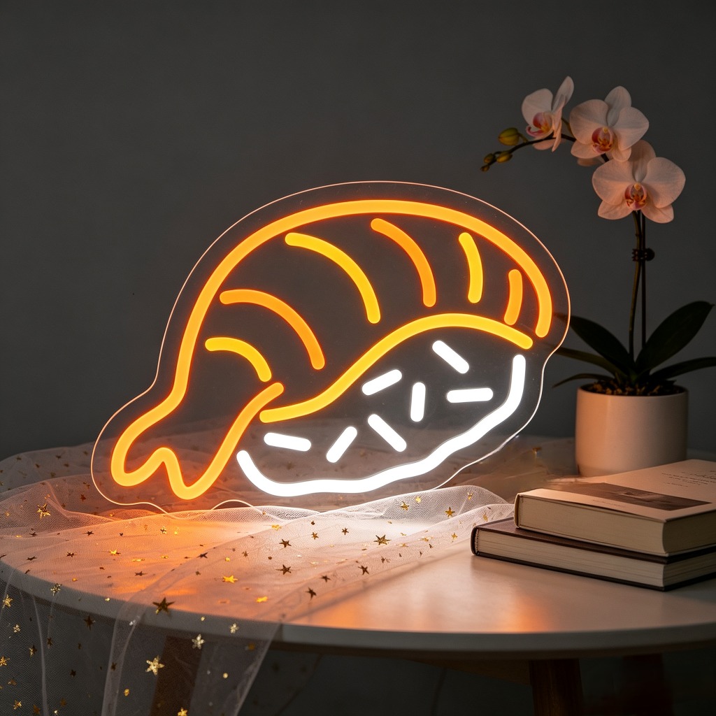 Commercial Kitchen Japanese - Insegna Luminosa LED Creativa a Tema