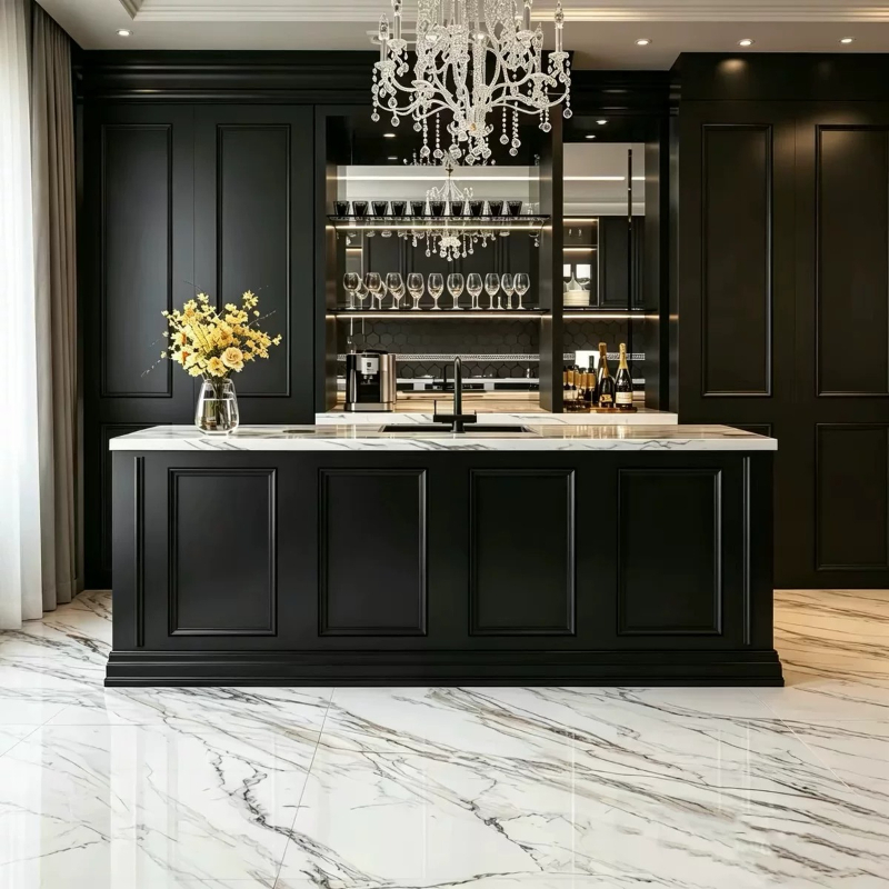 Commercial Kitchen Paint - Mobili per ristoranti in stile nordico,