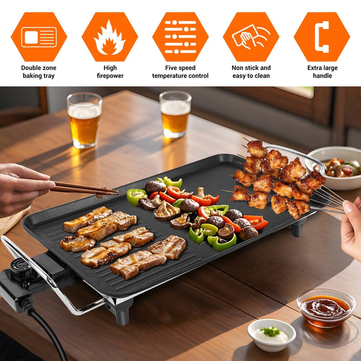 (ABHW) Griglia Teppanyaki Elet - Teppanyaki Grill Table recensione e prezzo