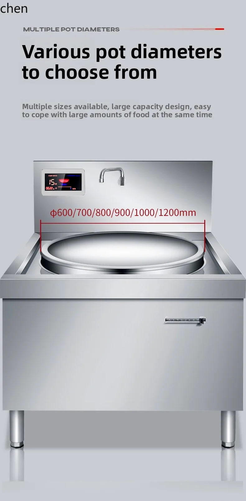 Fornello a induzione commercia - Commercial Kitchen Stove recensione e prezzo