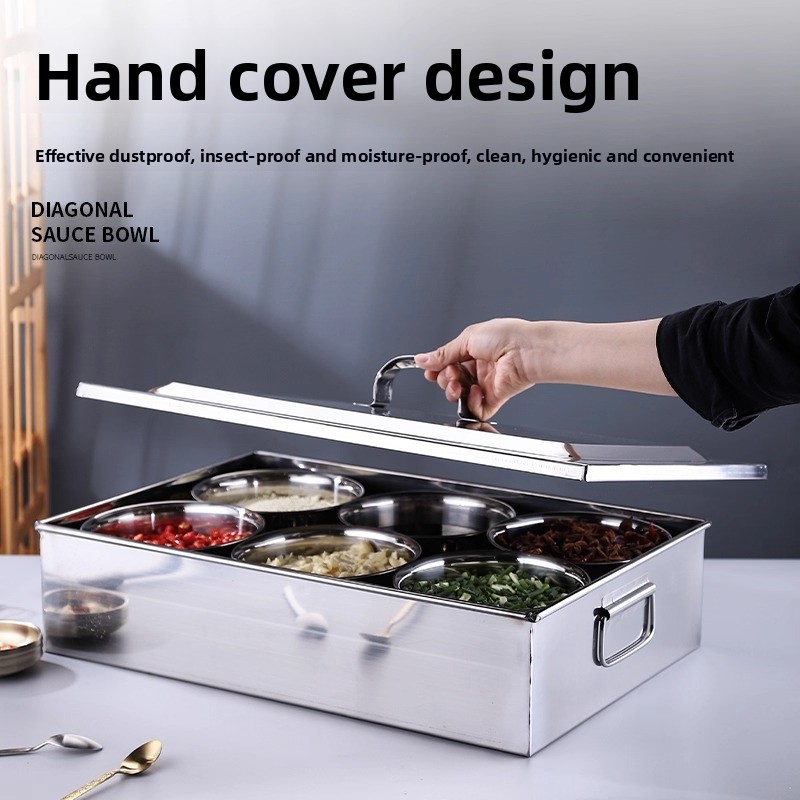 Scatola per condimenti in acci - Commercial Kitchen Management recensione e prezzo