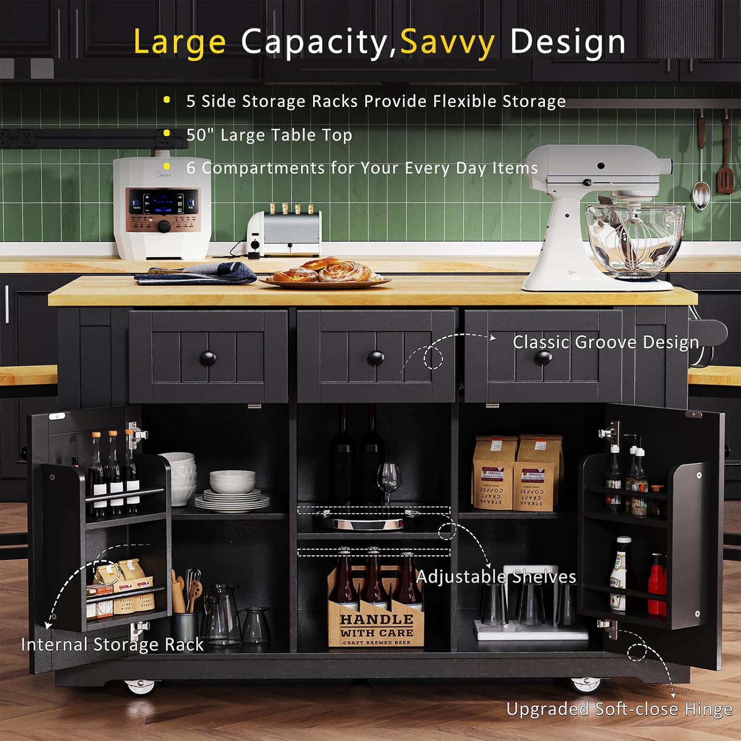 Carrello da Cucina Mobile da 5 - Commercial Kitchen Outlets recensione e prezzo