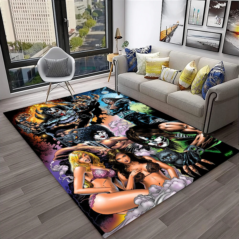 Tappeto retrò KISS Rock Band p - Commercial Kitchen Non Slip Flooring recensione e prezzo
