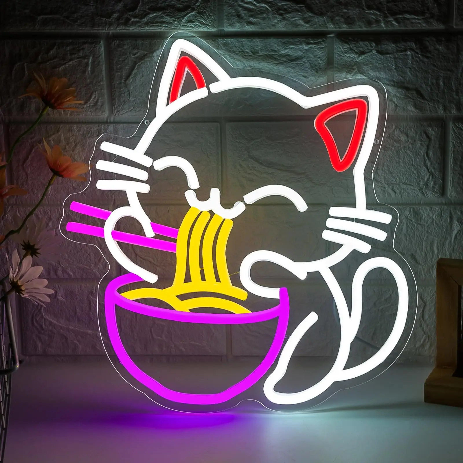 Insegna al neon Ramen del gatt - Commercial Kitchen Japanese recensione e prezzo