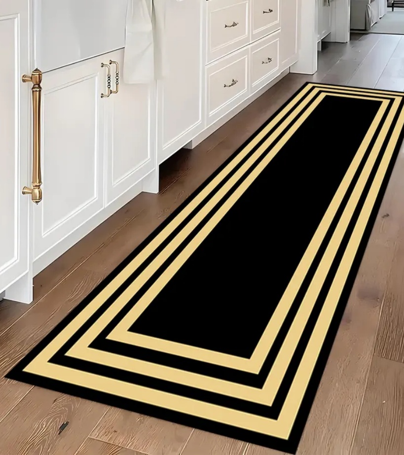 Tappeto Runner di Lusso Nero e - Commercial Kitchen Non Slip Flooring recensione e prezzo