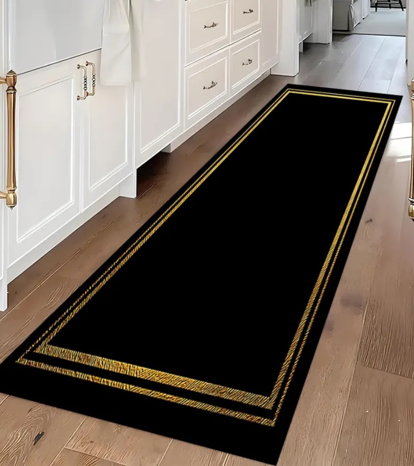 Tappeto Runner di Lusso Nero e - Commercial Kitchen Non Slip Flooring recensione e prezzo