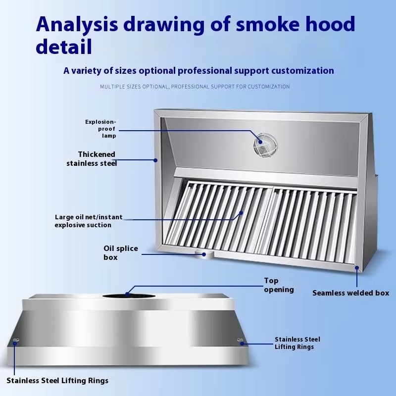 Cappa aspirante commerciale sl - Commercial Kitchen Hood Exhaust Fans recensione e prezzo