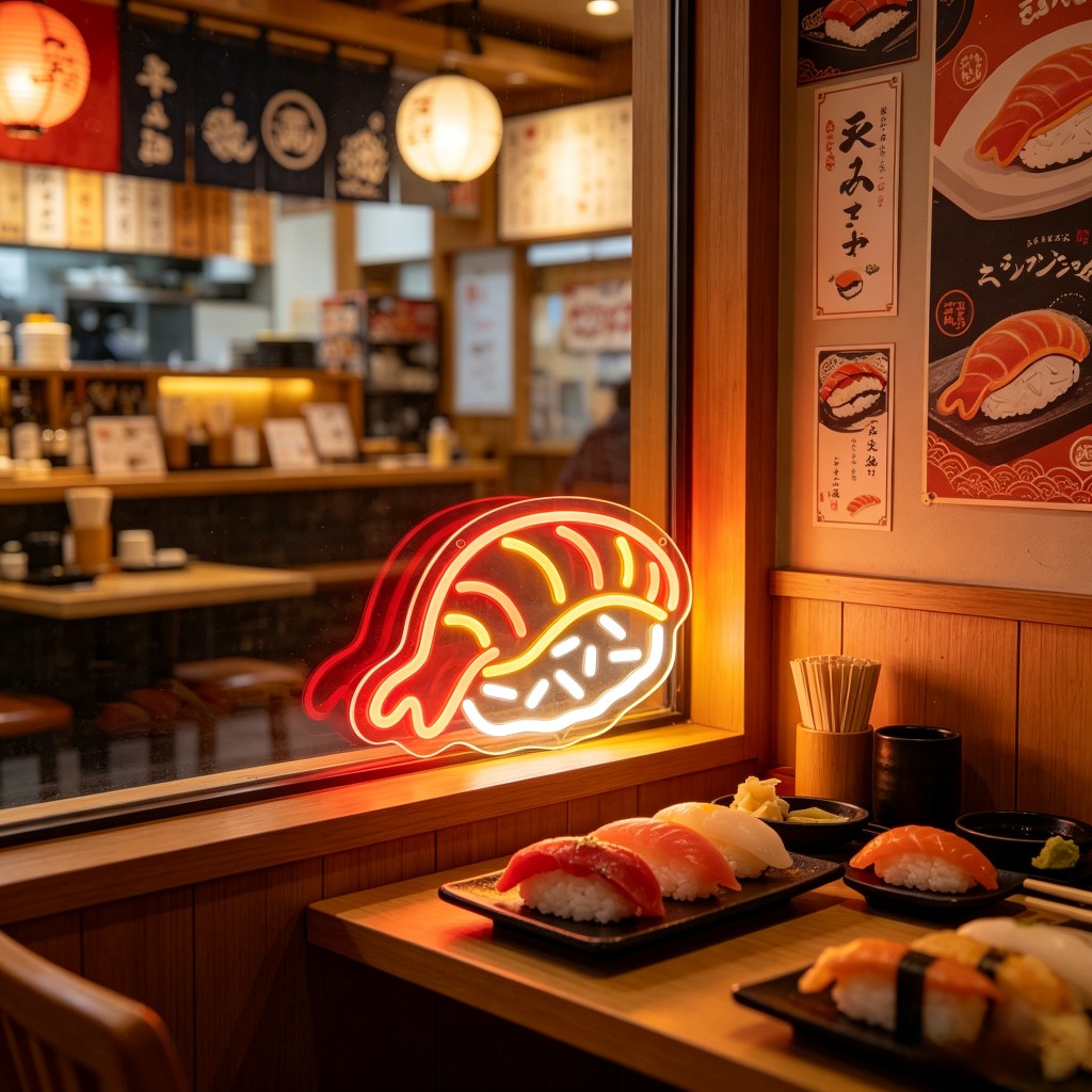 Insegna Luminosa LED Creativa  - Commercial Kitchen Japanese recensione e prezzo