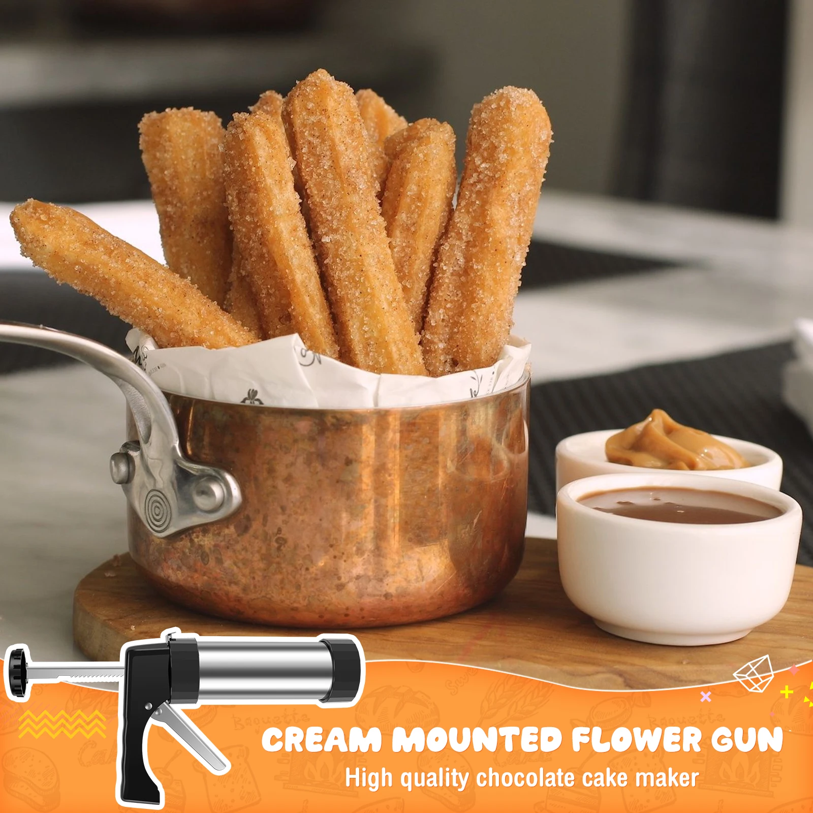 Churro Maker Machine Kit pisto - Donut Making Machine recensione e prezzo