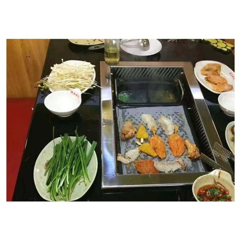 Piatto caldo da tavolo per bar - Teppanyaki Grill Table recensione e prezzo