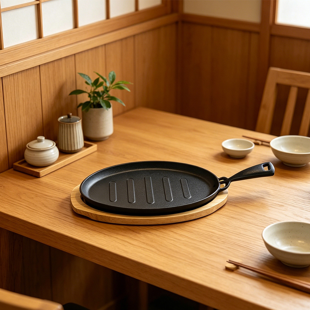 Set di 3 piatti ovali in ghisa - Teppanyaki Grill Table recensione e prezzo