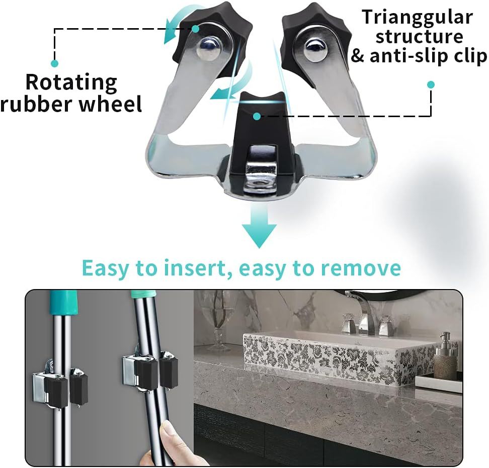 1/4 Pezzi Supporto per Scopa e - Commercial Kitchen Wall Shelves recensione e prezzo